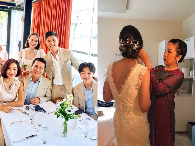 Giải trí - Con sao Việt cưới bạn đời ngoại quốc: Thu Hương khoe nàng dâu xinh đẹp, Mỹ Linh sang Mỹ chăm chút cho con gái Anh Quân