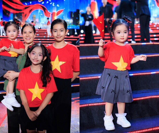 Các con của Khánh Thi và Phan Hiển lần đầu cùng nhau làm vũ công.