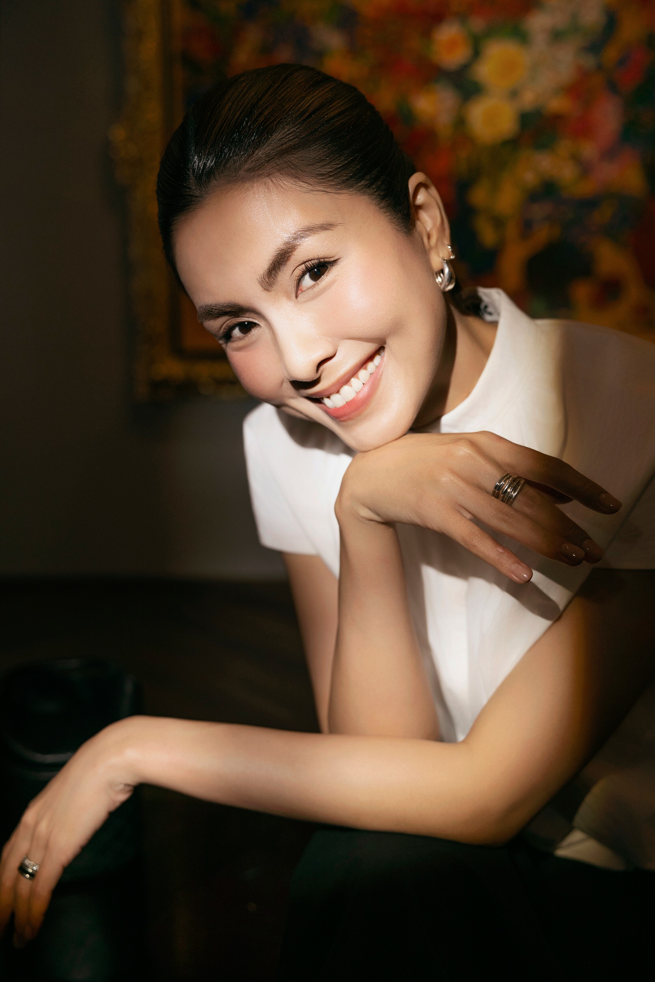 Tăng Thanh Hà và dàn mỹ nhân Việt đến mừng nhà thiết kế Đỗ Mạnh Cường làm họa sĩ - 5