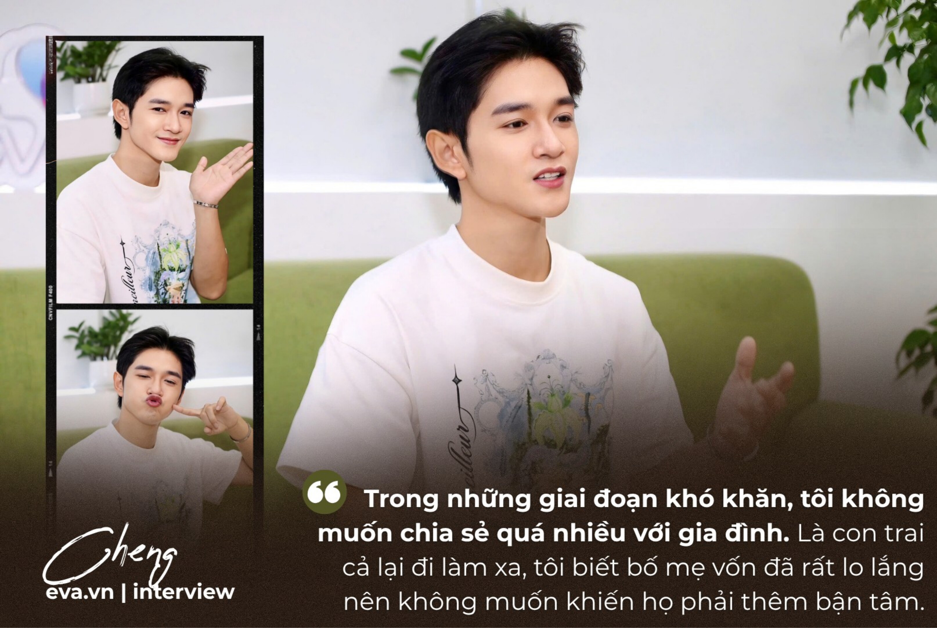 XEM VIDEO: Cheng chia sẻ về hình mẫu người yêu lý tưởng.
