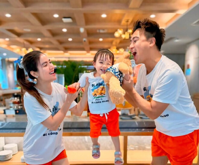 Con gái của Thanh Duy và Kha Ly bỗng viral trên mạng xã hội TikTok với 1 câu nói.