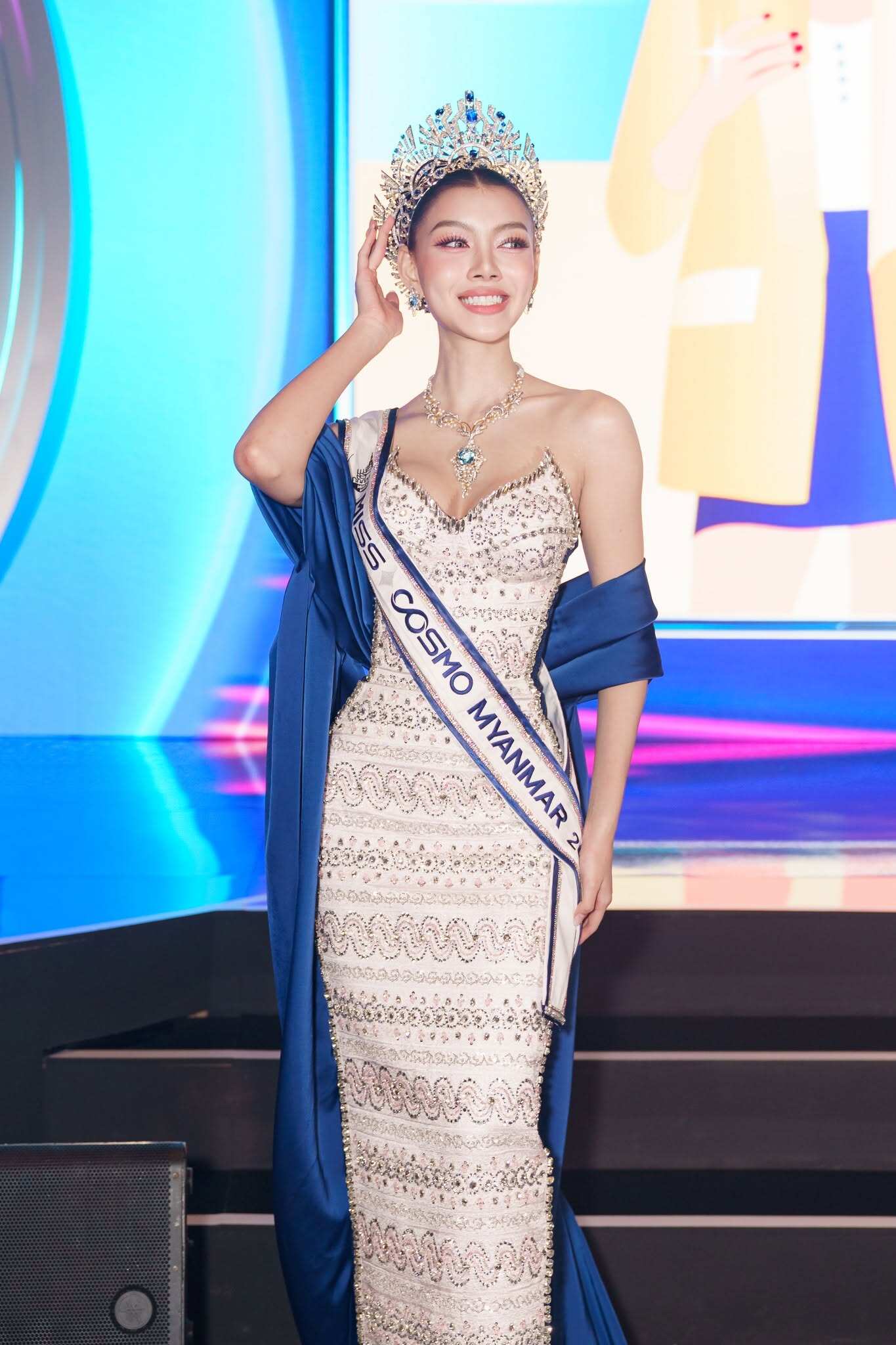 Miss Cosmo Myanmar là một trong những thí sinh được quan tâm trong mùa giải năm nay.