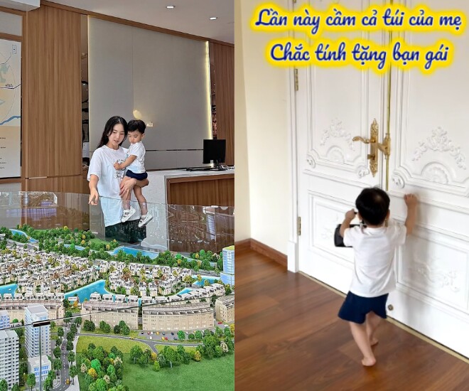 MC Mai Ngọc hài hước cho biết con trai lấy túi xách của mẹ đi tặng bạn gái, dẫn đi xem nhà để sau này cưới vợ.