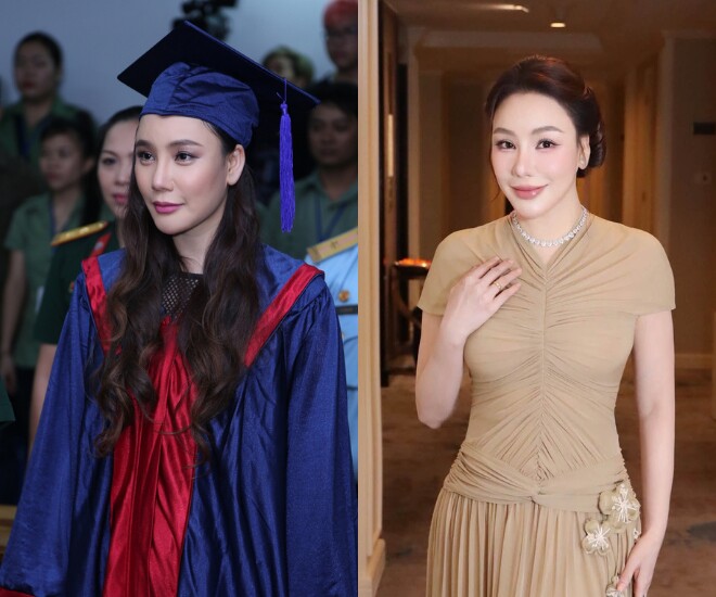 Hồ Quỳnh Hương 2 lần tốt nghiệp trường quân đội.