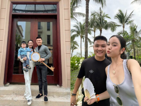Chu Thanh Huyền tậu biệt thự 4 tầng cùng Quang Hải, khoe chồng đi đá giải ở Thái Lan về mua quà tâm lý