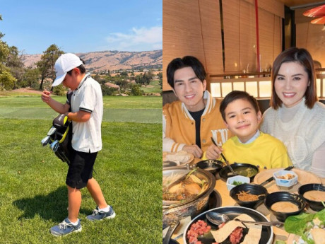 Từng được mẹ chi hơn nửa tỷ đồng/năm cho học chơi golf, con trai Đan Trường nay ra sân chuyên nghiệp, ra dáng Chủ tịch nhí