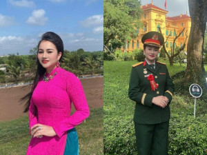 Cô thợ may nay là NSND xinh đẹp mang hàm Thượng tá, sống hạnh phúc bên chồng làm cùng ngành