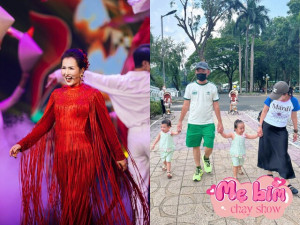 Mẹ bỉm Vbiz "chạy show" ngày lễ: Võ Hạ Trâm khoe nhan sắc xinh đẹp, Thu Trang tranh thủ thêm thời gian bên con