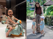 Giải trí - Con trai Phương Oanh được khen ngày càng khôi ngô tuấn tú, ra dáng anh lớn biết cưng chiều em gái song sinh
