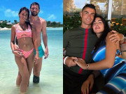 Thời trang - Vợ người mẫu của Messi đăng ảnh mặc bikini và phản ứng của bạn gái Ronaldo