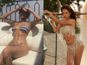 Đẹp - Hoa hậu Việt làm mẹ đơn thân năm 18 tuổi diện bikini khoe sắc dưới nắng, U40 đẹp nóng bỏng