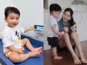 Giải trí - Con trai Mai Ngọc 16 tháng tuổi sắp chạm ngưỡng 1m, ngoan ngoãn học rửa tay khi mắc Covid-19