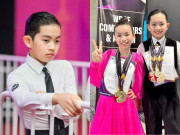 Giải trí - Con trai Khánh Thi - Phan Hiển giận hờn bạn nhảy "thanh mai trúc mã", dỗi nhau vẫn cùng giành huy chương