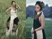 Thời trang - Chiếc váy của Phương Mỹ Chi gây tranh cãi vì họa tiết khăn Piêu của dân tộc Thái