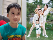 Giải trí - Hà Trí Quang bị 2 con trêu vì nhõng nhẽo với Thanh Đoàn, bé Ka Ka điển trai như "bản sao" của bố