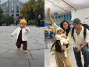 Giải trí - Con gái Ngô Thanh Vân thích thú khi về quê ngoại ở Na Uy, tươi cười chào hỏi khắp xóm làng