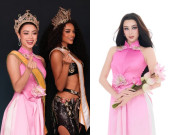 Thời trang - Thiết kế áo dài gây chú ý của người đẹp lai Việt - Anh khi vừa đặt chân đến Thái Lan