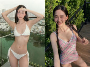 Cô y tá quê Hưng Yên xinh như hoa chăm diện bikini nóng bỏng, vòng eo 57cm trứ danh, da trắng hồng mịn màng