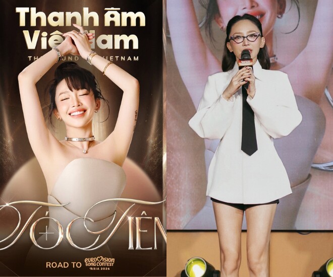 Tóc Tiên trở thành đại diện Việt Nam tại “Eurovision Song Contest Asia 2026” diễn ra ở Thái Lan vào tháng 11 năm nay.