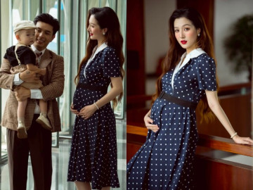 Vợ Hồ Quang Hiếu hạnh phúc báo tin mang bầu lần 2, quyết tâm cùng chồng ca sĩ "3 năm sinh 2 bé"