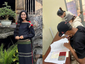 Hoa hậu H'Hen Niê mua tặng anh em mỗi người 1 ha đất, làm mẹ bỉm "có duyên chi tiền"