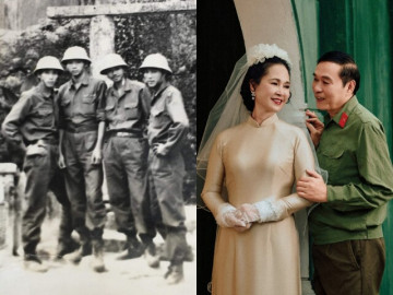 Giải trí - Bức ảnh trắng đen về 4 chàng lính là NSND, NSƯT: Người sinh con học cực giỏi, người từng làm Phó Giám đốc nhà hát