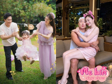 Giải trí - Mẹ bỉm Vbiz vừa đi làm vừa chăm con lại còn xây biệt thự 4 tầng, được chồng ca sĩ điển trai yêu chiều