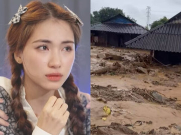 Hòa Minzy quyên góp 100 triệu đồng cho bà con vùng lũ Lai Châu, phản hồi ý kiến nói số tiền ngày càng ít dần