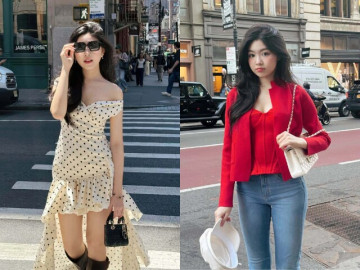 Lọ Lem xách túi trăm triệu khoe phong cách ở New York
