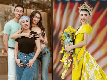 Mẹ ruột tiết lộ về hoa hậu Emoura Phạm và bất ngờ về chiếc váy đăng quang