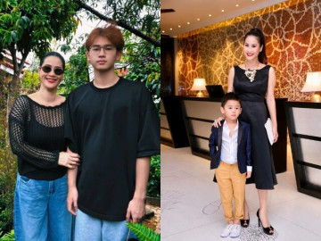 Thân Thúy Hà khoe quý tử đầu lòng cao ráo đang du học Mỹ, được Hà Trí Quang khen chững chạc