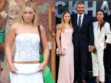 Thời trang - Harper Beckham diện crop top khoe dáng trong kỳ nghỉ