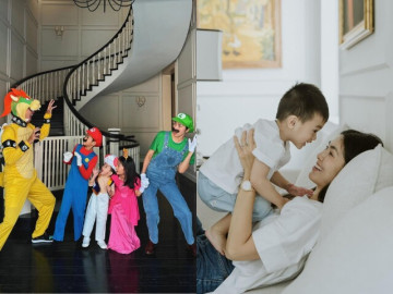 Các con của Tăng Thanh Hà lớn lên thế nào trong gia đình hào môn?