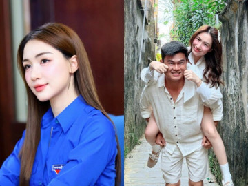 Hòa Minzy trở thành Uỷ Viên Trung ương Hội Liên hiệp Thanh niên Việt Nam, Đại úy Thăng Văn Cương liền chúc mừng vợ sắp cưới