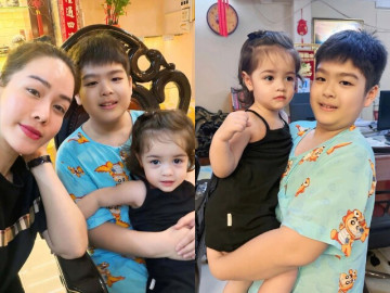 Nhật Kim Anh đưa con gái về Cần Thơ thăm anh trai