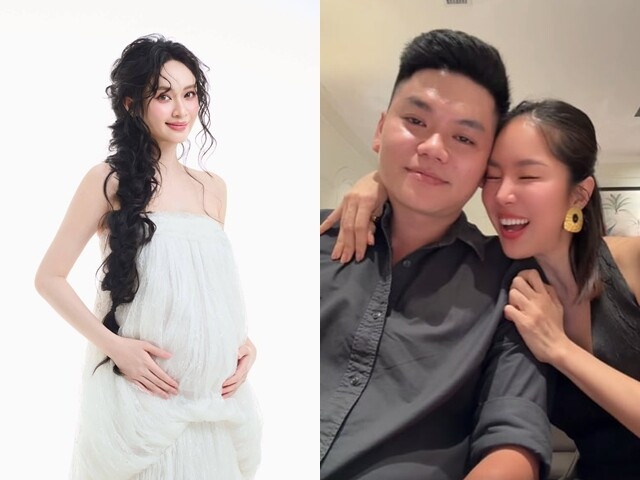 Giải trí - Sao Việt 24h: Vũ Thúy Quỳnh rạng rỡ khoe sắc khi mang bầu; Lê Phương làm nũng khiến ông xã Trung Kiên bất lực
