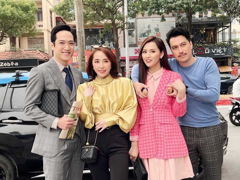 Việt Anh và Quỳnh Nga từng nhiều lần hợp tác trong phim phát sóng trên VTV.