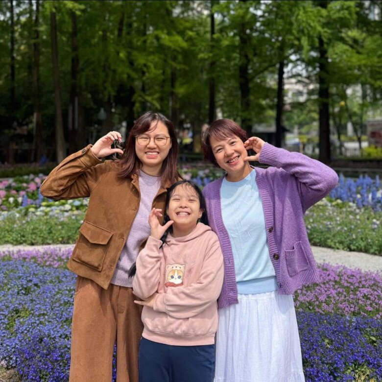 MC Diễm Quỳnh thường chia sẻ những câu chuyện thường ngày của các con.