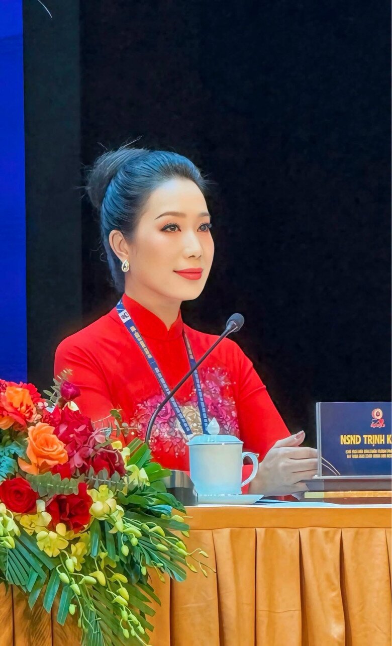 Trịnh Kim Chi hiện giữ chức Chủ tịch Hội Sân khấu TP.HCM.