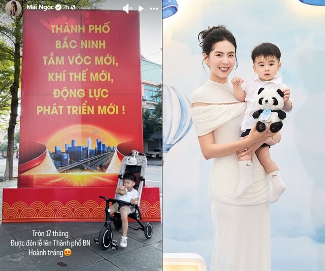 MC Mai Ngọc đã chuyển về Bắc Ninh sinh sống sau khi sinh con trai Panda.