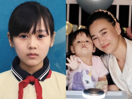 Phương Oanh khoe hình hồi đi học xinh xắn nhưng mong con gái Jenny lớn lên sẽ "không giống" mẹ