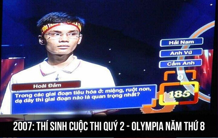 Nguyễn Hoài Đảm từng là thí sinh của Đường lên đỉnh Olympia.