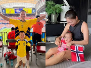 Giải trí - Con sao Việt mùa World Cup: Con trai Hồ Ngọc Hà theo bố Kim Lý sang Mỹ, Ngô Thanh Vân dạy ái nữ "chèo thuyền"