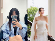 Giải trí - Sao Việt 24h: Midu chiêm nghiệm giữa lúc ảnh mặt mộc được bàn tán; MC Mai Ngọc mặc lại váy cưới sau khi làm mẹ
