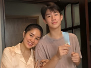 Giải trí - Con trai Lê Phương học lớp 9 đã cao lớn hơn mẹ gần cái đầu, lại tinh tế khiến bố Trung Kiên "được nhờ"