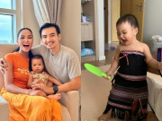 Giải trí - Con gái H'Hen Niê mặc trang phục truyền thống do bà ngoại tặng, là em bé Ê Đê da nâu, mắt sáng hồn nhiên
