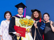 Giải trí - Vợ bác sĩ mừng Đoàn Minh Tài tốt nghiệp cao học