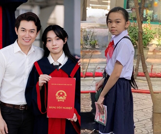 Nghệ sĩ Thái Vinh tự hào khi con gái đỗ đại học.