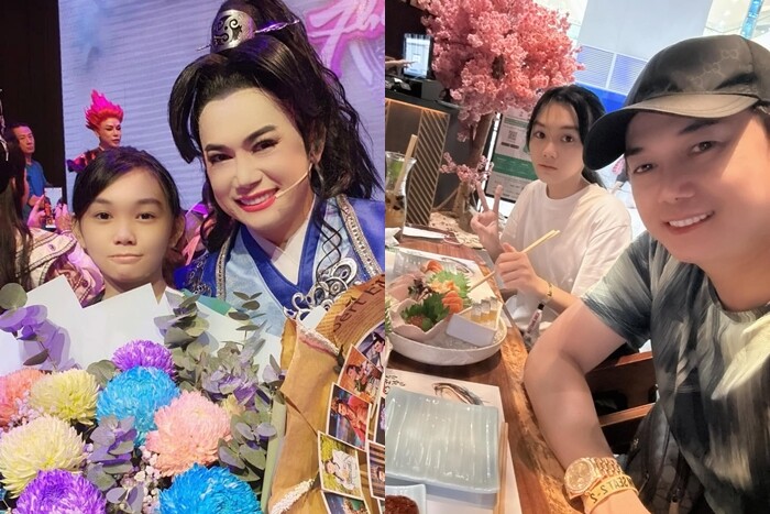 Thái Vinh dành nhiều thời gian bên ái nữ.