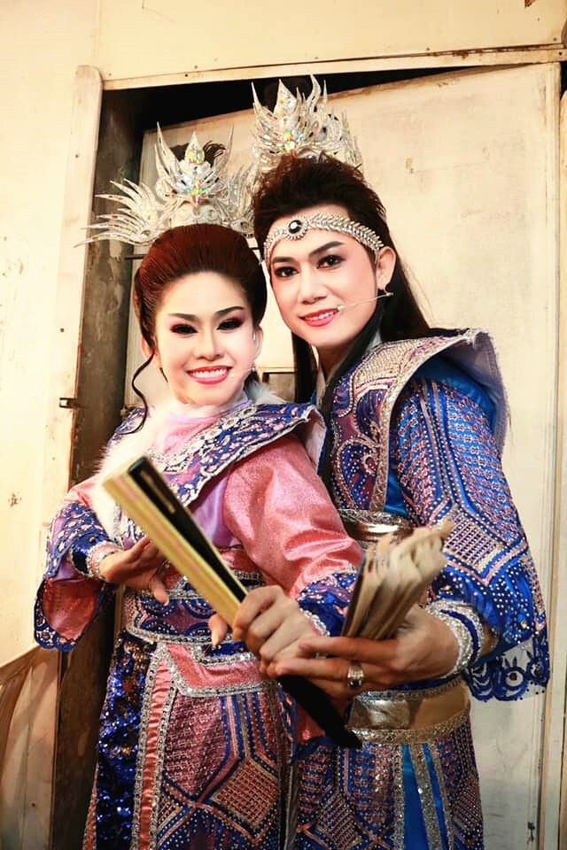 Thái Vinh và Bình Tinh là cặp đôi rất ăn ý trên sân khấu.